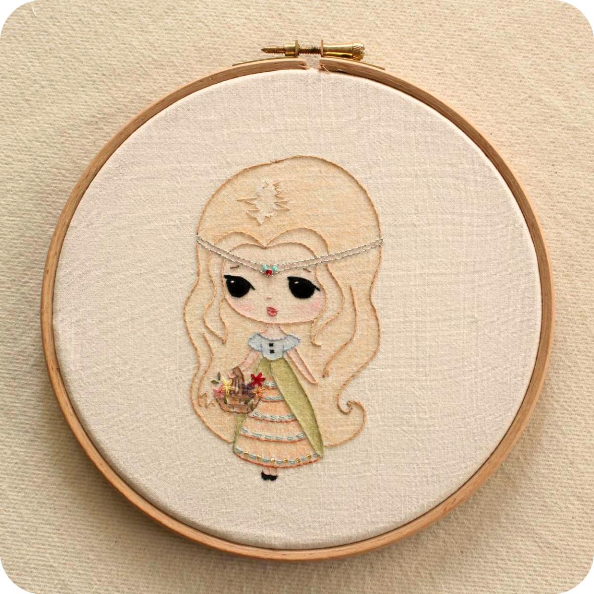 Embroidered Princess pdf Pattern